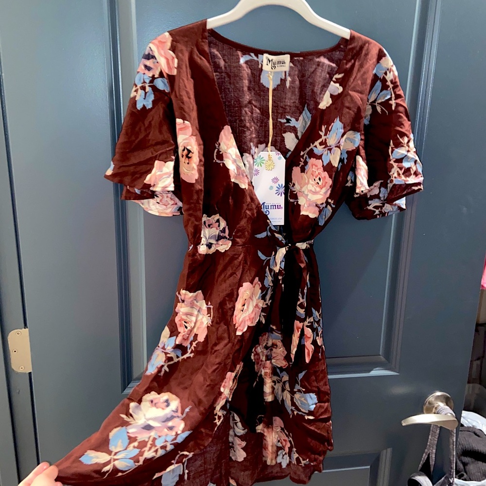 Show Me Your MuMu wrap dress